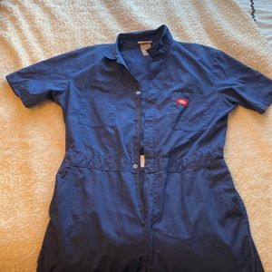 Dickies vintage short sleeve mechanic blue coveralls size 40 regular *not tall.